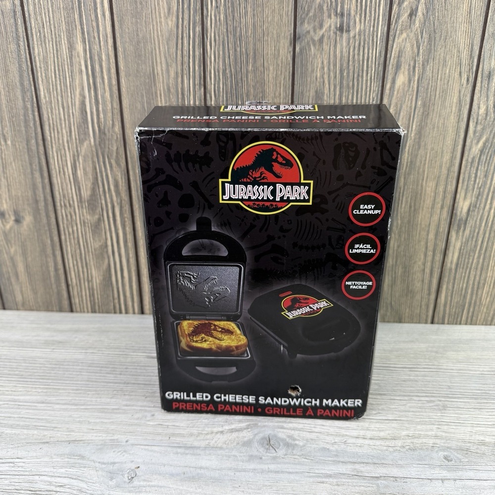 Jurassic Park Collectible Dinosaur Movie Grilled Cheese Sandwich Maker